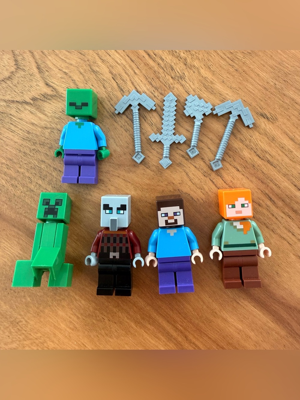 LEGO Minecraft Minifigure Lot
